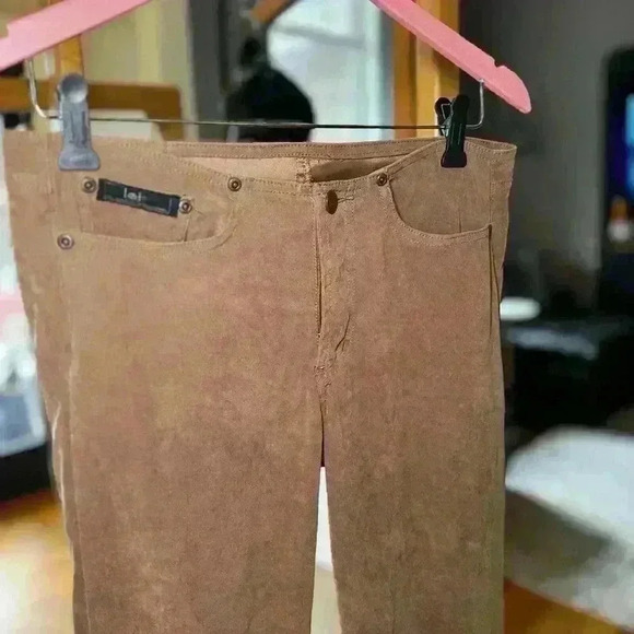 Y2K 2000s 90s Lei Brown Low Rise Soft Flare Pants Womens Size 7 - Picture 2 of 7